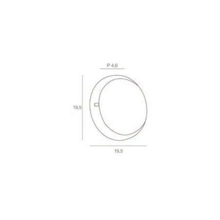 Aplique de pared exterior LED Boston (18W)