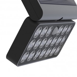 Aplique solar LED con sensor de movimiento Tuda (10W)