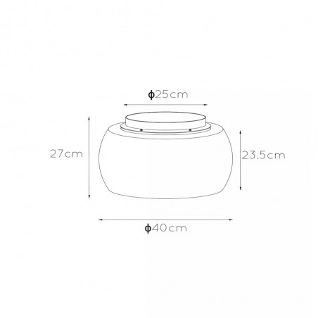 Plafón de techo Olivia