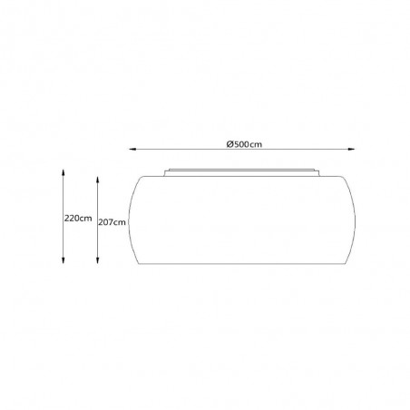 Plafón de techo Pearl (6 luces)
