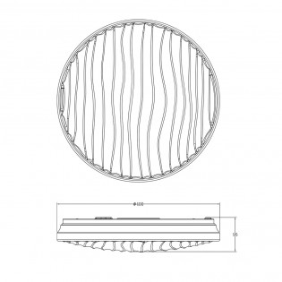 Plafón de techo LED Silvy (40W)