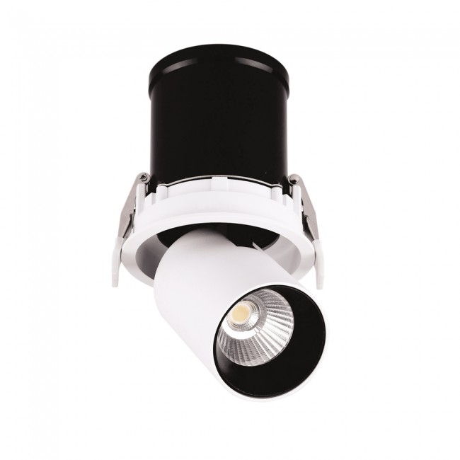 foco de techo empotrable led garda 7w - 2700k