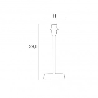 Base para lámpara de sobremesa Kub (E14)