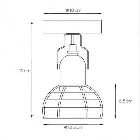 Plafón de techo infantil Pola