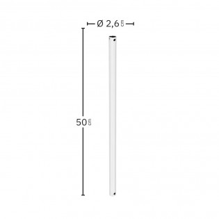 Tija de extensión para ventiladores (2,60 cm.)