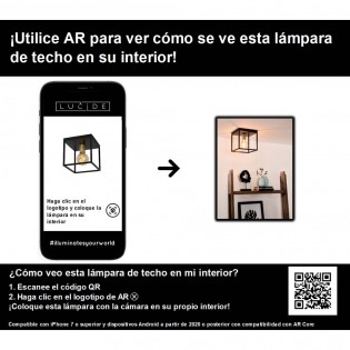 Plafón de techo Ruben