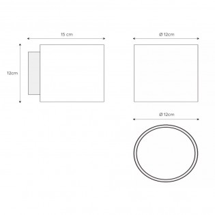 Aplique de pared baños Jelte