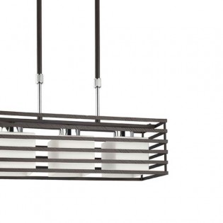 Lámpara Cell wengué (3 luces)