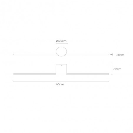 Aplique LED para baños Mizar (6W)