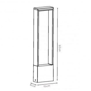 Baliza de exterior LED Goa (10W)