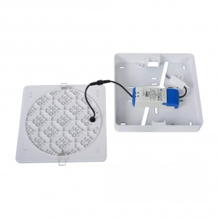 Plafón de techo LED para baños Ceres Square (30W)