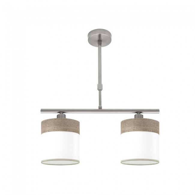 lampara de techo cloe 2 luces