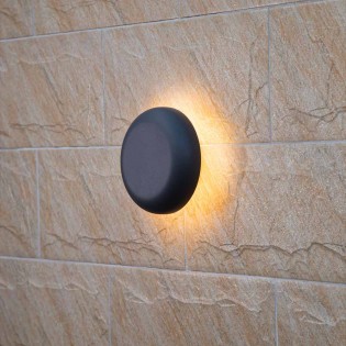 Aplique de exterior LED Ova...