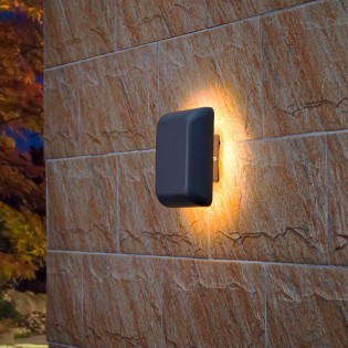Aplique de exterior LED Ova...