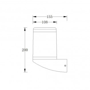 Aplique de exterior LED Terra (8W)