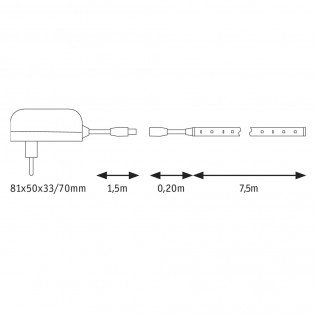 Tira LED 7.5 metros SimpLED Basic Set 6500ºK (20W)