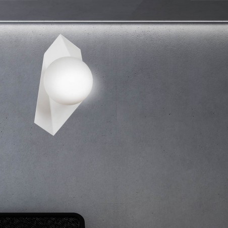 Aplique de pared Escena Blanco