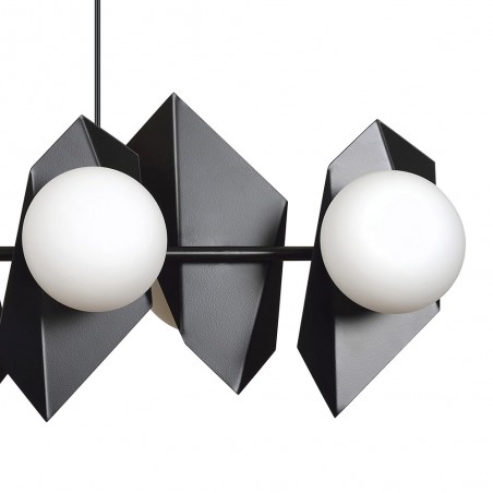 Regleta de techo Escena Negro (6 luces)