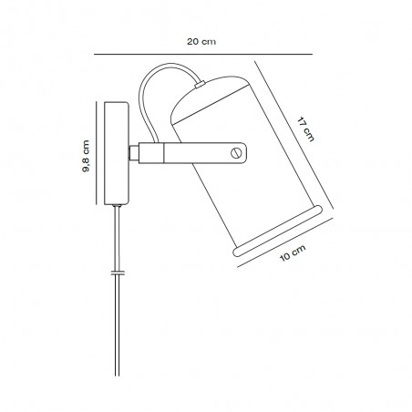 Aplique de pared Porter