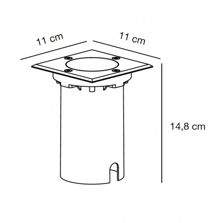Empotrable de suelo Andor Square