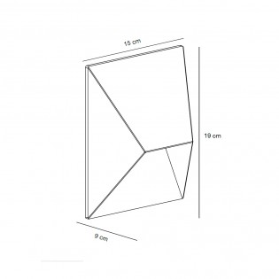 Aplique de pared exterior Pontio 15
