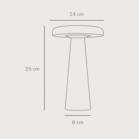Lámpara de mesa LED Arcello (3W)