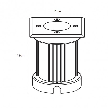 Empotrable de suelo Pato Square