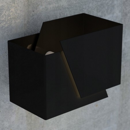 Aplique de pared Corzo Negro