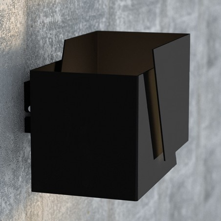 Aplique de pared Corzo Negro
