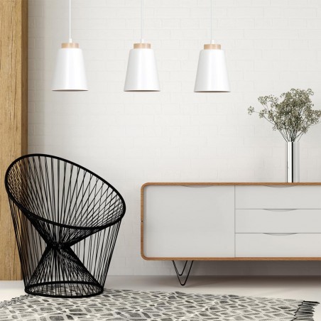 Regleta de techo Lasso Blanco (3 luces)