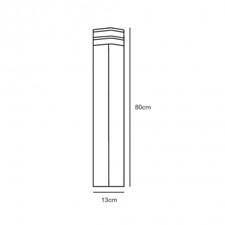Baliza de exterior Elm