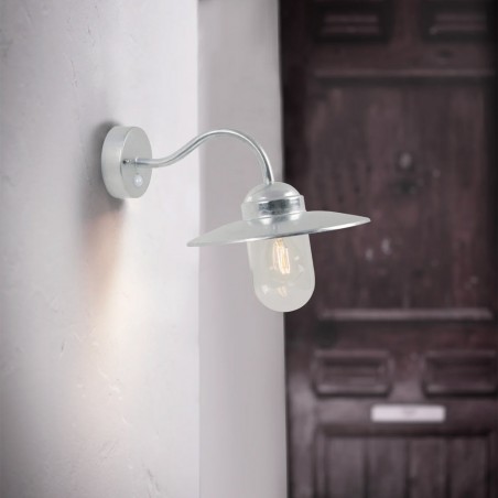 Aplique con sensor Luxembourg Galvanizado