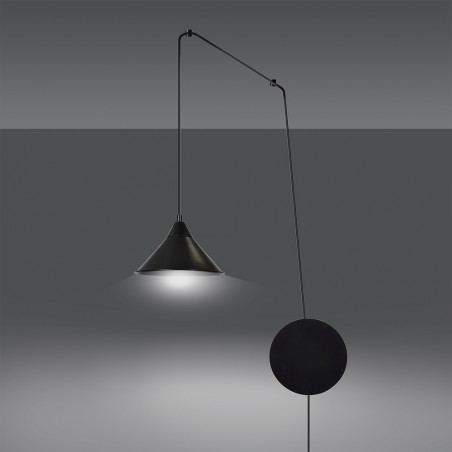 Aplique de pared Cerremo Negro