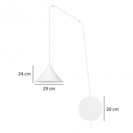 Aplique de pared Cerremo Negro
