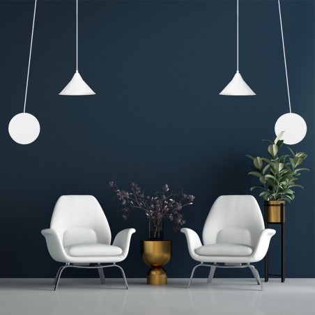 Aplique de pared Cerremo Blanco