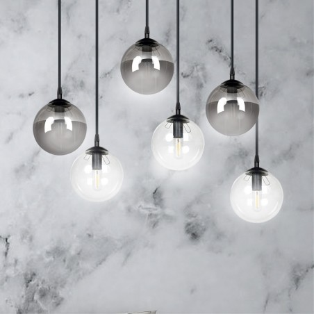 Regleta de techo Sagan Mix II (6 luces)