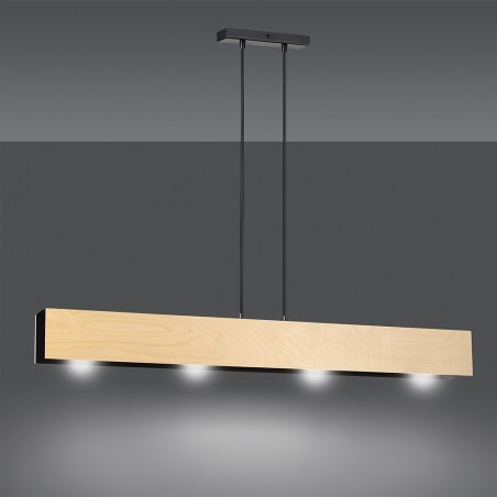 Lámpara colgante Carmade (4 luces)