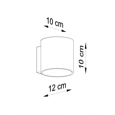 Aplique de pared Orbis