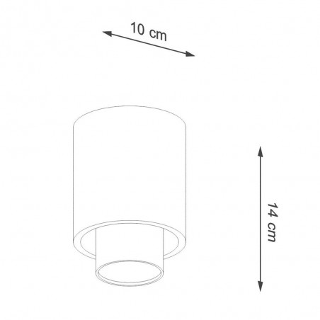 Plafón de techo Nesi