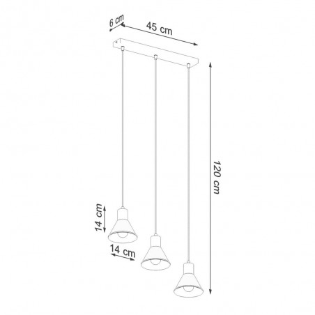 Lámpara de techo Taleja