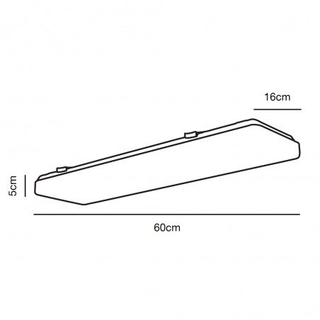 Plafón de techo LED Trenton (23W)