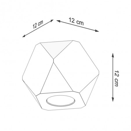 Plafón de techo Woody