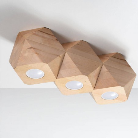 Plafón de techo Woody (3 Luces)