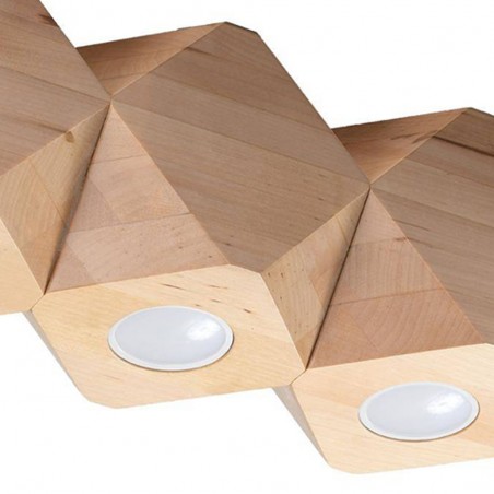 Plafón de techo Woody (3 Luces)
