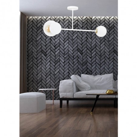 Plafón de techo Meltis Blanco (2 luces)