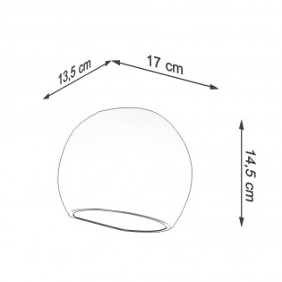 Aplique de pared Globe II