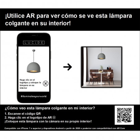 Lámpara colgante Akron