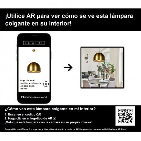 Lámpara colgante Akron