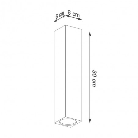 Plafón de techo Keke II