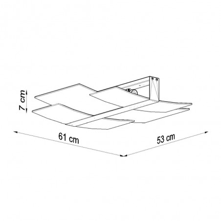 Plafón de techo Celia